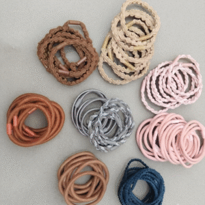 ​Elegant Pearl & Pastel Elastic Hair Bands Combo